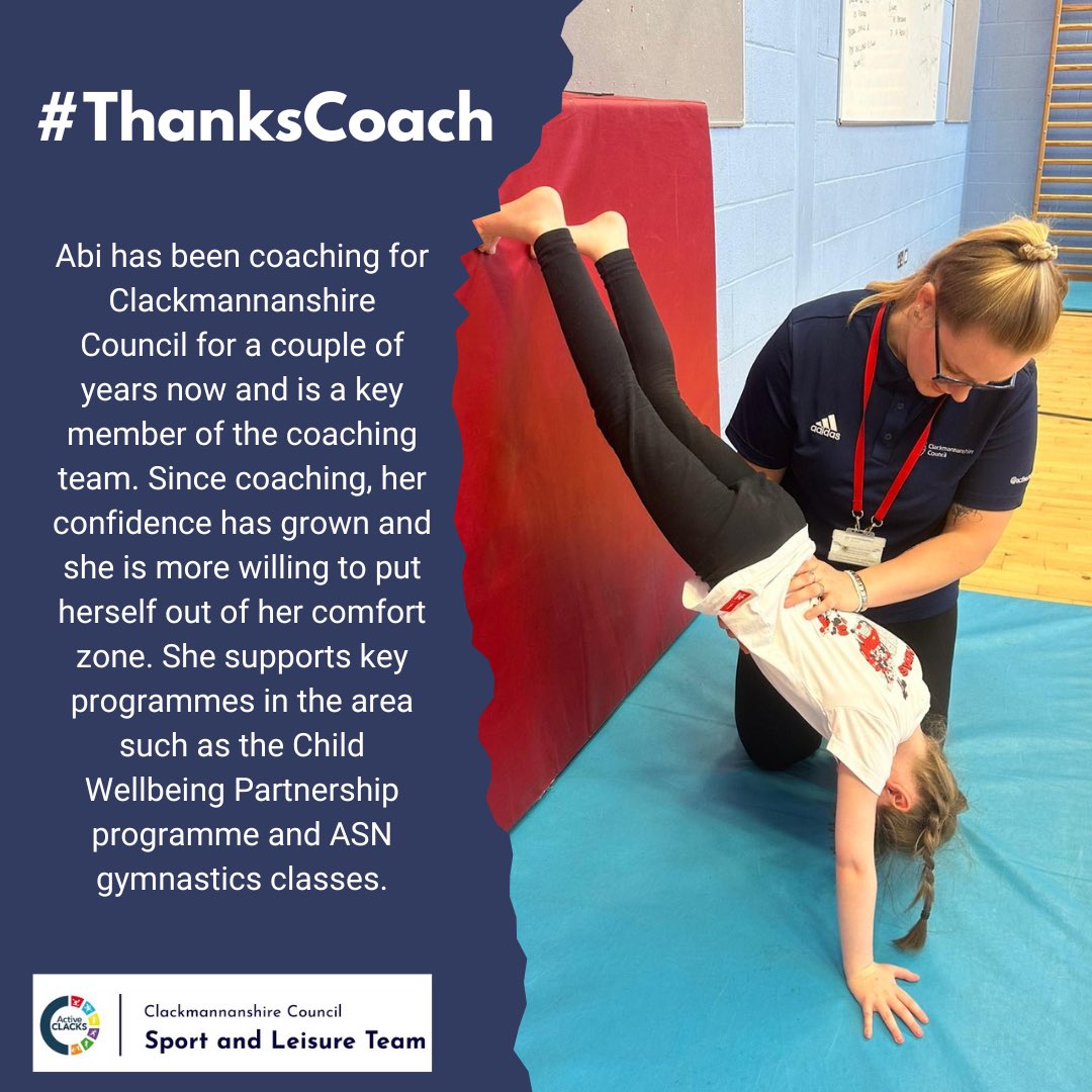 | COACH CELEBRATION | As part of #UKCoachingWeek we want to say a massive THANK YOU to all our fantastic coaches who support our programmes. We particularly want to say a massive Thank You to Abi and Euan who are absolute superstars 🌟 @sportscotland @_UKCoaching #ThanksCoach