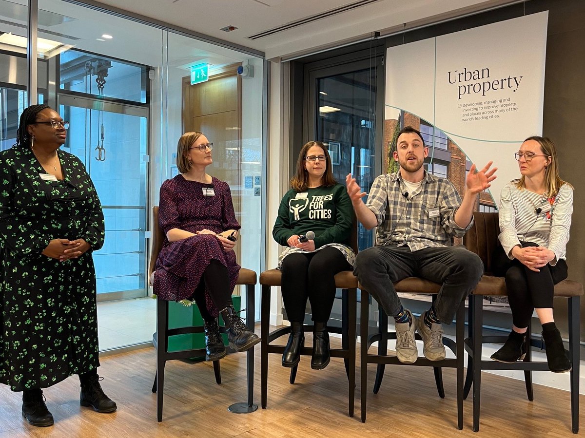 Thinking back to the @GrosvenorPropUK 'Greener Futures in Westminster' event and we want to celebrate all the grassroots projects that help increase access to nature across London, including panellists @TreesforCities, @GreenSchoolsUK & @GrandJunctionW2 #NationalGardeningWeek