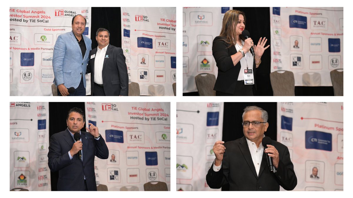 Glimpses of TiE Global Leadership in the TiE Global Angels Investor Summit 2024!

Investor Summit wasn't just about connecting investors & businesses, it was about fostering the next generation of global leaders!

#TiEGlobalAngels #investorsummit #networking #leadership #TiE