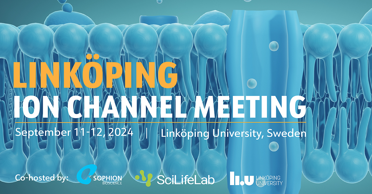 @sophionbio is co-hosting the Linköping Ion Channel Meeting 2024, held at Linköping University in Sweden from September 11-12. Registration is now open. 📢 Be the first to sign-up! 👉 To learn more & register for the meeting, click here: sophion.com/events/linkopi…