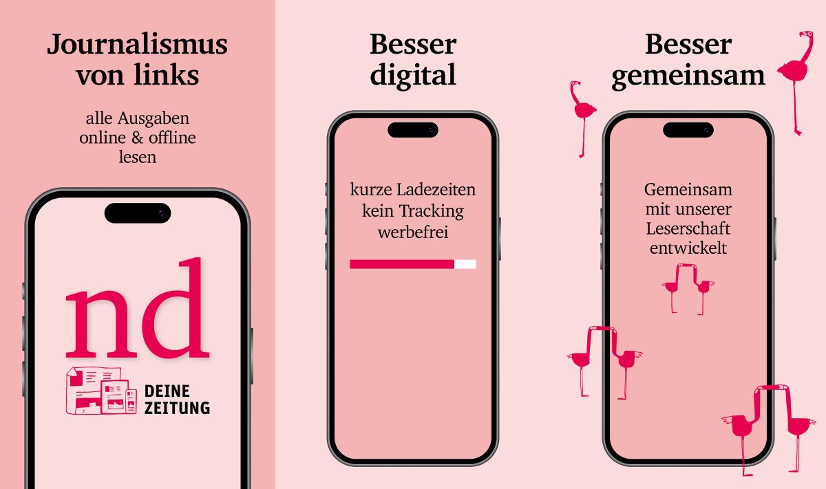 Das @ndaktuell hat gemeinsam mit der @Wochenzeitung in der Schweiz eine Digital-App entwickelt. Es lebe die Genossenschafts-Internationale! Ab Montag könnt Ihr die Zeitung hier lesen! ABOS GIBTS AB 10 EURO / MONAT! genossenschaft.nd-aktuell.de/digital