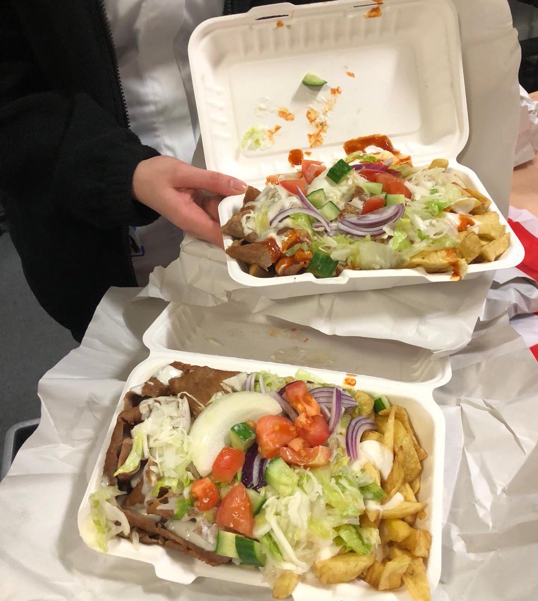 Last Friday we enjoyed Fish & Chips in the office! We try & have a special lunch together as a department every month. So far we have had jacket potatoes, pizza & fish & chips. Any suggestions on what we could try next?!! 🍟🐟