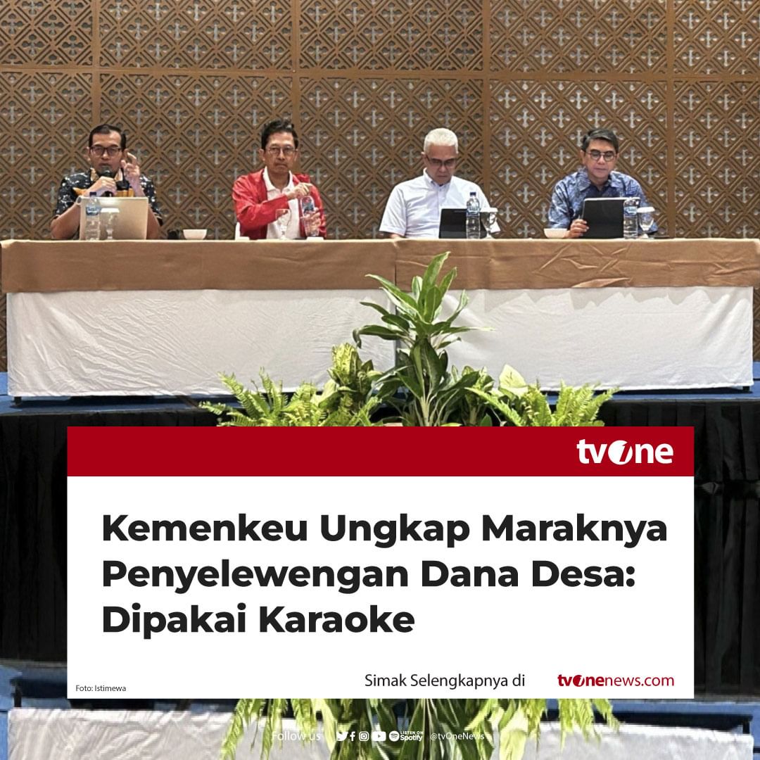 Mungkin teman-teman ada bukti lain yang lebih berbobot daripada bukti penyelewengan dana desa sekedar dipakai untuk karaoke? 

Waktu dan tempat disilahkan. 

Cc @KemenkeuRI @KPK_RI