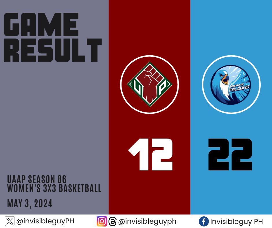 ICYMI: The @upwbt_ absorbed two losses today in the #UAAPSeason86 3x3 Basketball Tournament. #UPFight ✊🏼❤️💚 #SupportAllSports