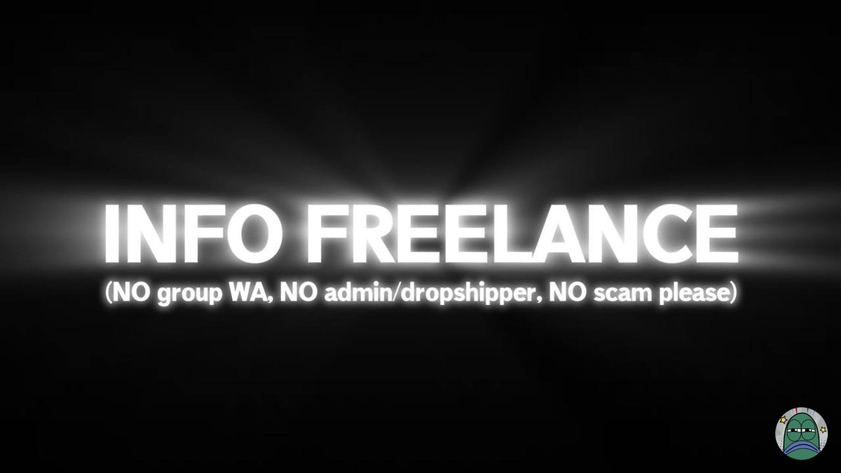 💚 Info freelance dong, yang bisa menghasilkan 20-50 ribu per hari. Butuh buat makan atau buat tabungan :'(
No scam please!