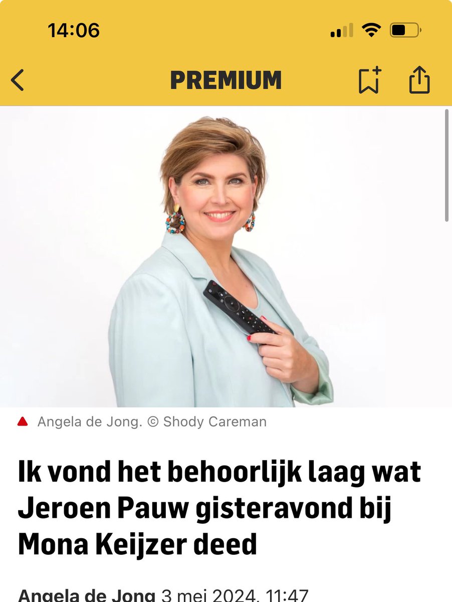 Welke uitzending zou Angela de Jong hebben gekeken. Ik vond het een uiterst kundig interview van @jeroenpauw met @MonaKeijzer. Het blijkt altijd weer wennen als er stevig wordt doorgevraagd.