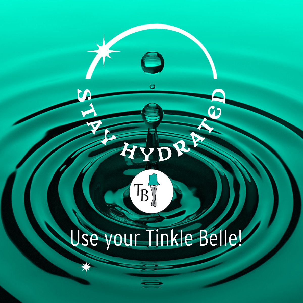#StayHydrated and you can when you have #TheTinkleBelle #HydroHomie #PeeFreedom