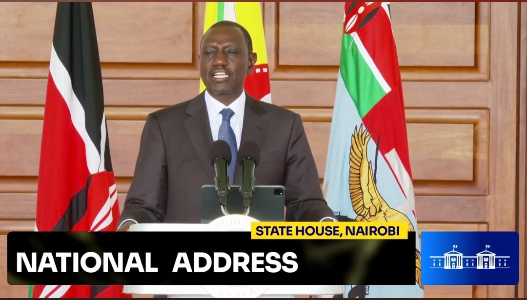 We appreciate and thank members of the public who are already cooperating with the government on the evacuation and relocation efforts underway – President @WilliamsRuto. Presidential Directives #StateOfTheNation