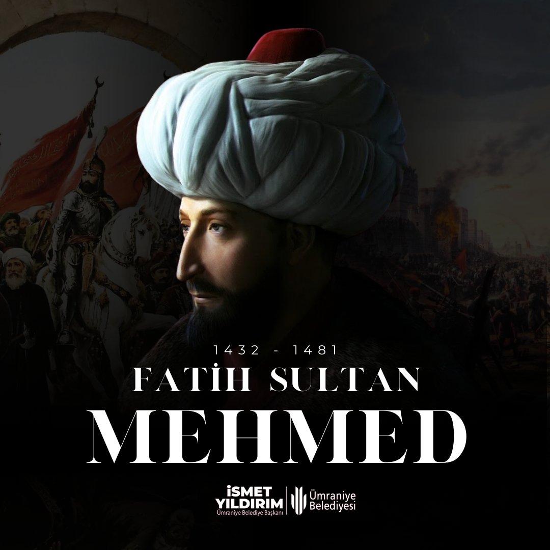 İstanbul'umuzu fethiyle, Peygamber Efendimiz Hazreti Muhammed (SAV)'in övgüsüne mazhar olan, çağ açıp çağ kapatan hükümdar Fatih Sultan Mehmed Han'ı vefatının 543'üncü yıl dönümünde rahmet ve minnetle yâd ediyorum.