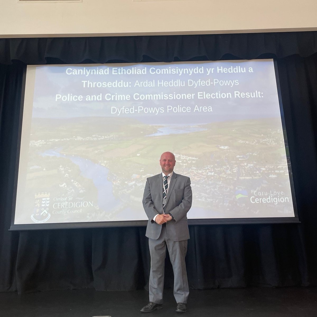 The successful candidate for the Police and Crime Commissioner, Dyfed-Powys Police Area is Dafydd Llywelyn, Plaid Cymru. #DyfedPowysPoliceAndCrimeCommissionerElection2024 #May2024Election