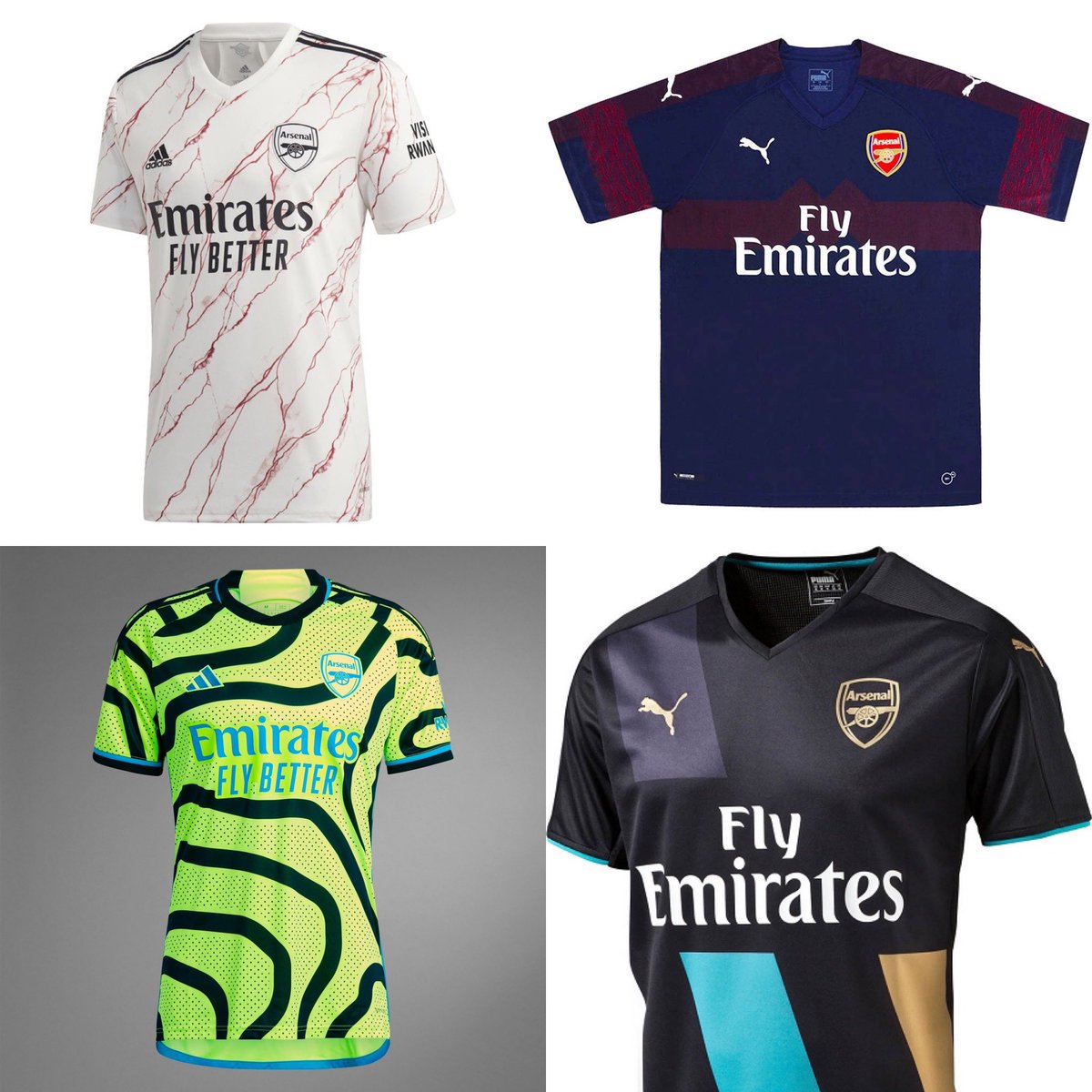 RetroShirtsARS's tweet photo. What is our worst ever shirt? #AFC https://t.co/LSB5cm49b4