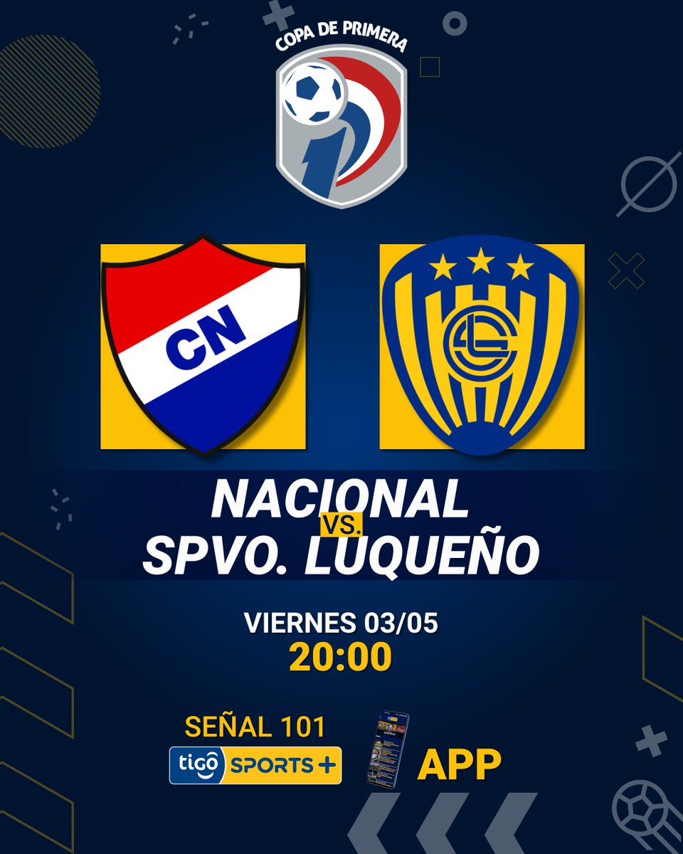 POR REPONERSE ☑️Nacional🔴⚪️🔵 y Luqueño🟡🔵 vienen de caer contra Guaraní y Tacuary 3-1 y 2-1 respectivamente. Hoy se miden en el estadio Arsenio Erico, por la decimosexta fecha del torneo Apertura. 🕗Comienza a las 20:00, por Tigo Sports+. Dirige Carlos Paul Benítez, y en el…