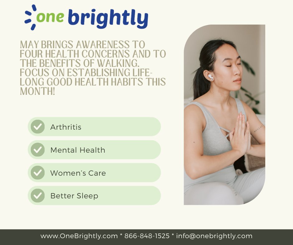 We might call #May #Health Month because it brings attention to so many health concerns. OneBrightly can help with your tech health concerns!
onebrightly.com  Innovative #Web Platforms
#software #tech #business #apps #platform #CSuite #DigitalSolutions #SoftwareSolutions