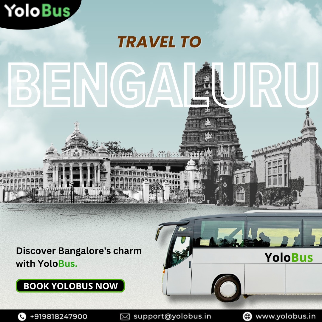 Embark on an unforgettable journey to Bengaluru with YOLOBUS! 🚌✨ Use code YOLO50 to enjoy Rs.50 off on your bookings. Download our app now for a hassle-free experience.

#yolobus #yolobusindia #Bengaluru #bengalurudiaries #bustravel #southindia #travel #travelindia #travelgram