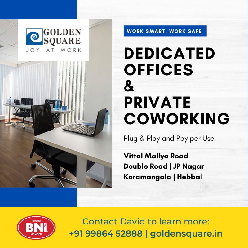 Boost your productivity with our customizable dedicated offices. Tailored to your needs, designed for success. Discover your ideal workspace today!🤩🥳

bit.ly/451ddgH

 #WorkplaceFlexibility #DedicatedOffice #CustomizableWorkspace #BNI #MeetingRooms #GoldenSquare