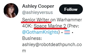 #warhammer40k #SpaceMarines2 is going to be more DEI WOKE GARBAGE 

#NotApennyFromMe 
#GoWokeGoBroke