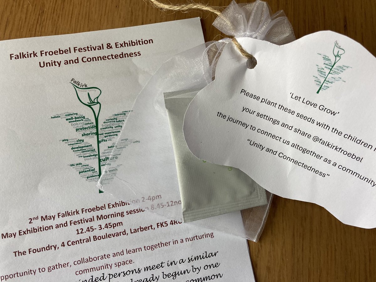 A fantastic morning of practice sharing at Falkirk’s Froebel Festival. So many settings sharing their journey with children at the centre of all that they do. Thanks <a href="/DonnaGreenx/">Donna S Green 💕</a> for the invite #Collaboration #Connectedness