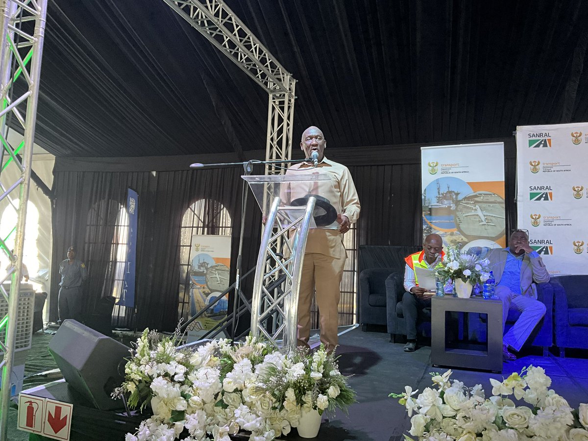 Minister of Police @HamiltonCele, has urged the Manguzi community to take care of the newly built police station, which forms part of the government infrastructure in an effort to curb crime.”

#SANRAL 
#BeyondRoads
