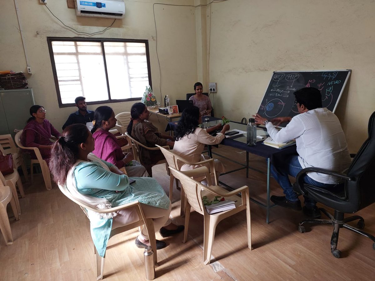 Under #100micrositeproject, State ABDM team of Maharashtra organized capacity-building sessions in #abdm_microsites at Sangli & Osmanabad. The sessions were actively attended by field teams of Interfacing Agencies. First pilot Microsite was initiated in Mumbai in October 2022.