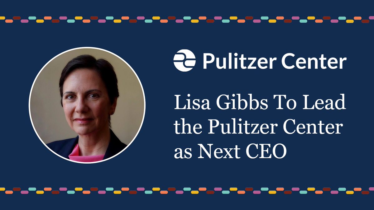 The Pulitzer Center is excited to announce that Lisa Gibbs will be the next CEO and president of the organization. Gibbs, currently vice president for philanthropic development at the @AP, will assume her new position in June. 🧵 👉bit.ly/CEOpc