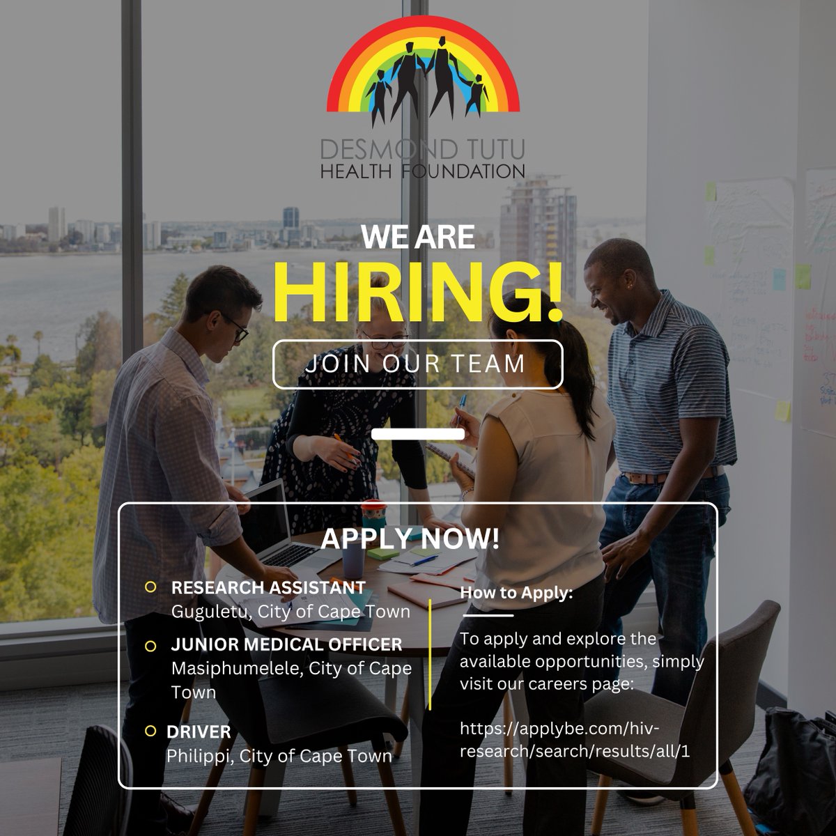 Exciting Career Opportunities Available @DTHF_SA ! 🌈🌍 If you're ready to embark on a rewarding journey we invite you to explore these opportunities with us. To apply and discover more about the available positions, simply visit our careers page at applybe.com/hiv-research/s…