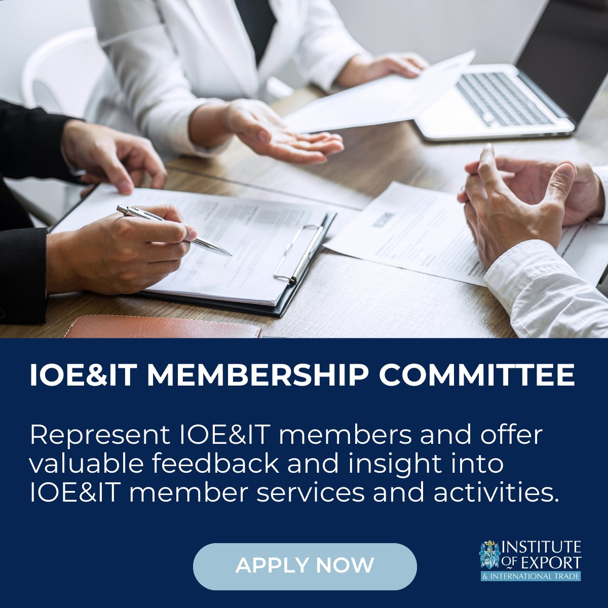 📢 We are now inviting applications from existing @IOExport members interested in joining our #Membership Committee, which will represent members in providing feedback on member services and activities 📅 Applications close on 31 May 2024. Apply here 👉ow.ly/Uver50RvCzj