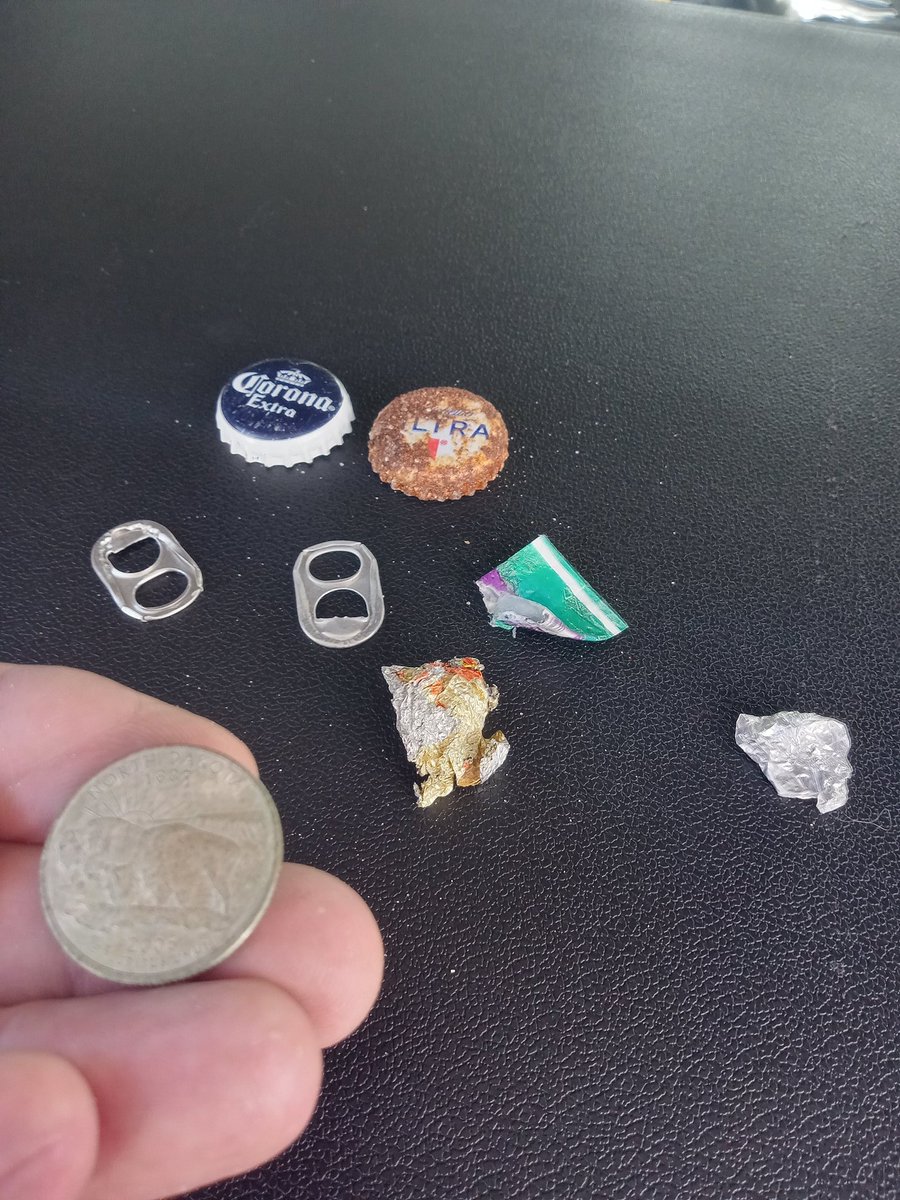 Some goodies I #found while waiting for my #recovery #client 
#pullstabs #dontbustmeup #Beach #cleanup is still...a WIN for #Florida #gulfbeaches