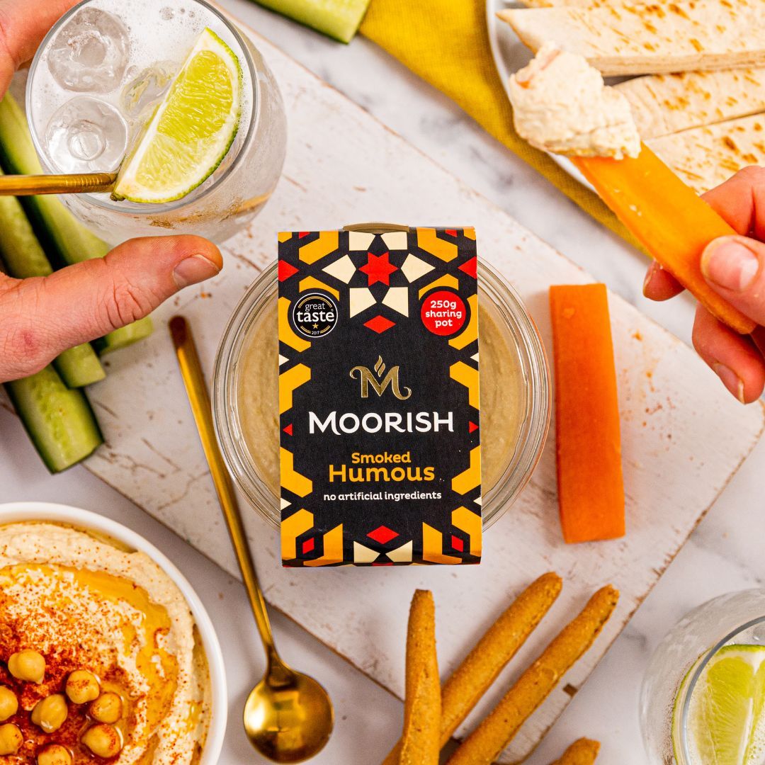 ⚠️ Warning: our deliciously smoky humous may cause obsession! Enjoy with caution! 

#moorishdips #humous #humouswitheverything #humouslove #healthysnacks #healthylunchideas #healthylunches #humouslover #humousappreciation #moreish #snacks #snacking #healthysnacking #snackideas