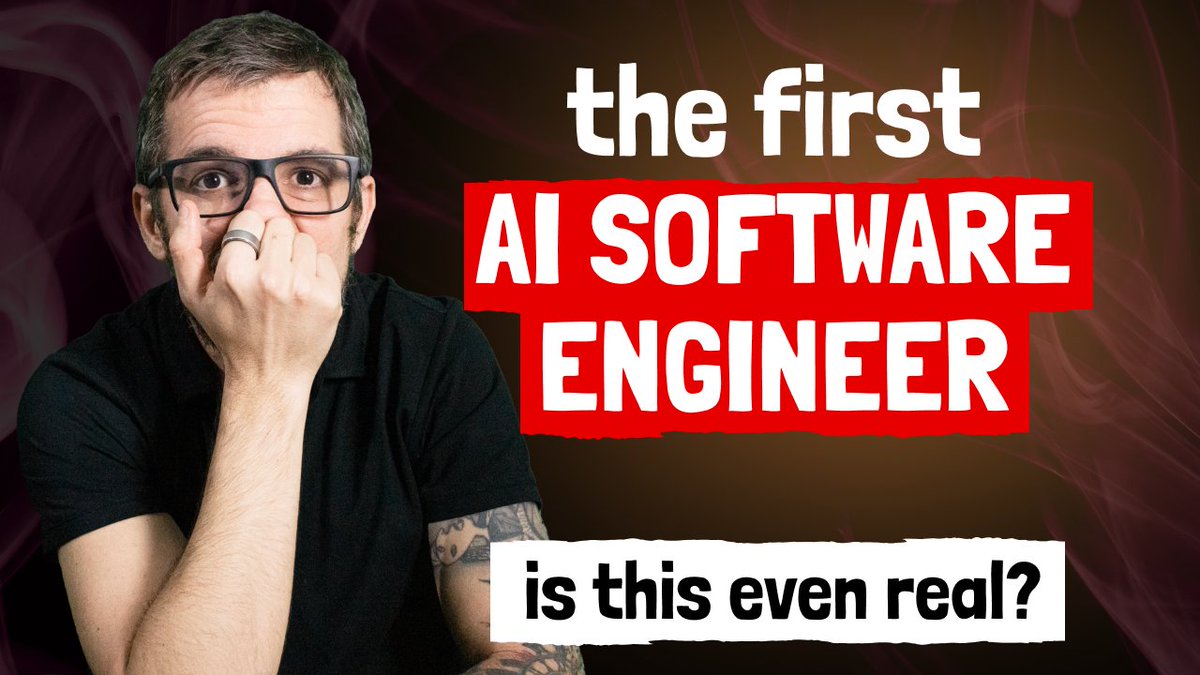 I tried Devin, the first AI Software Engineer, for a week. I recorded a video to show you everything I did, but if you don't have time to watch it, I want to summarize my experience in a single word: Shocking. Here is the video: youtube.com/watch?v=HQnPp9…