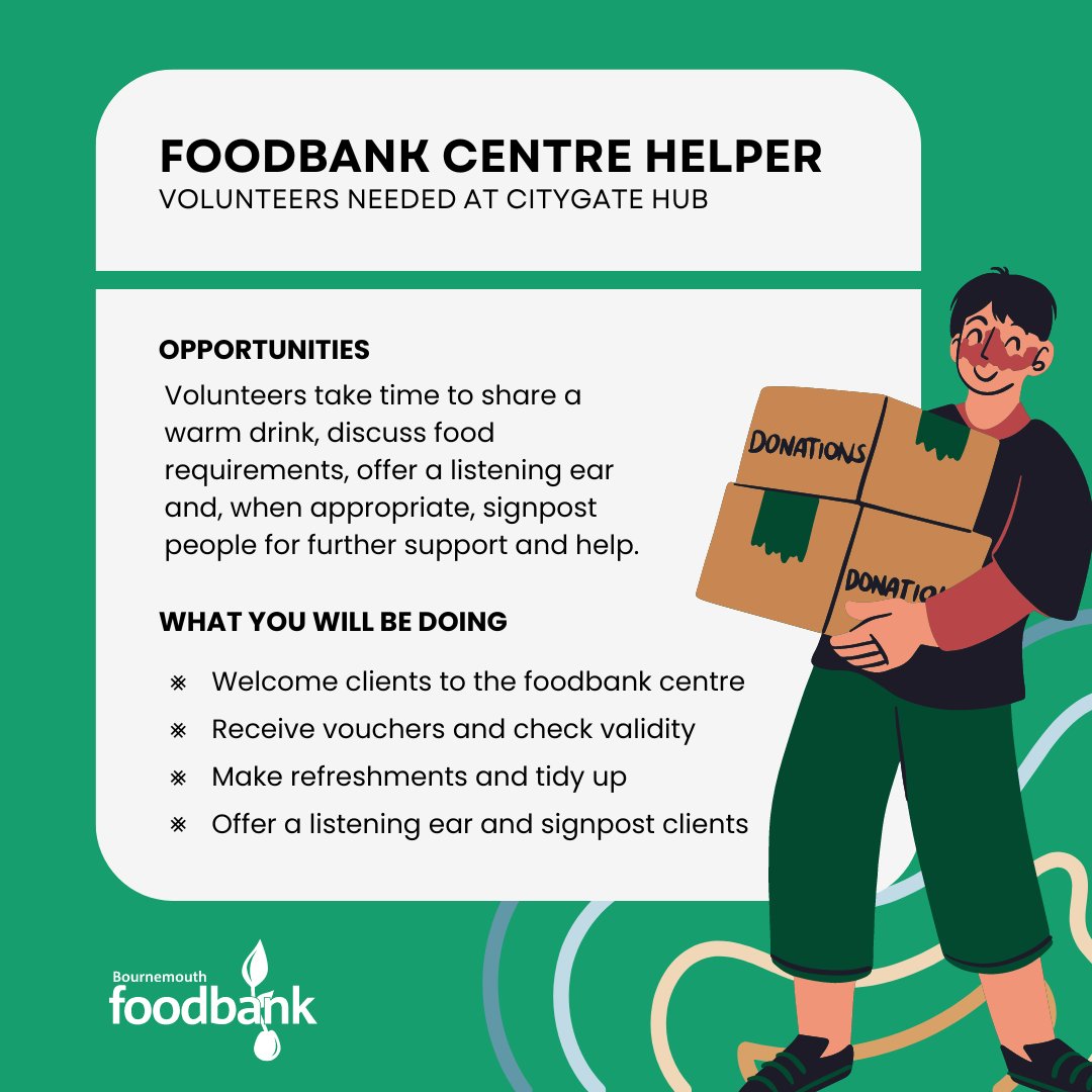 Join us at Citygate Community Hub and make a difference! We're looking for compassionate volunteers to help at our food bank centre. It’s a chance to give back, meet new friends, and truly impact our community. 🤝💚 Ready to help? Sign up here! 🔗bit.ly/citygate-vol-b…