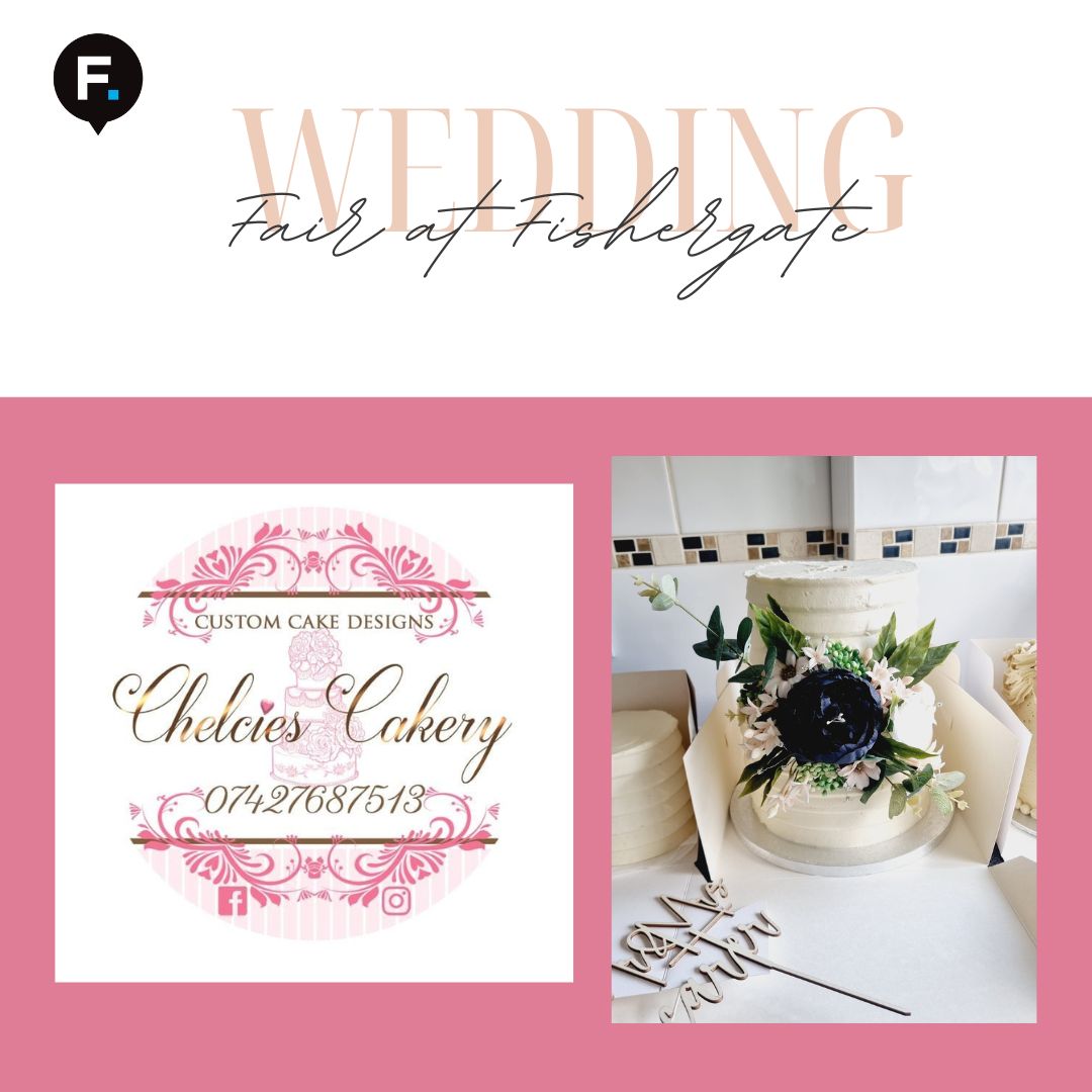 🍰🧁 Our wedding fair is one week away! We're excited to bring Chelcie's Cakery back to Fishergate to showcase her amazing Wedding cakes. 🍰🧁

Check out some of her amazing 3d cakes: ow.ly/gMLI50RiSIe

Save the date - 11th May 10am - 5pm

#WeddingFair #WeddingCake