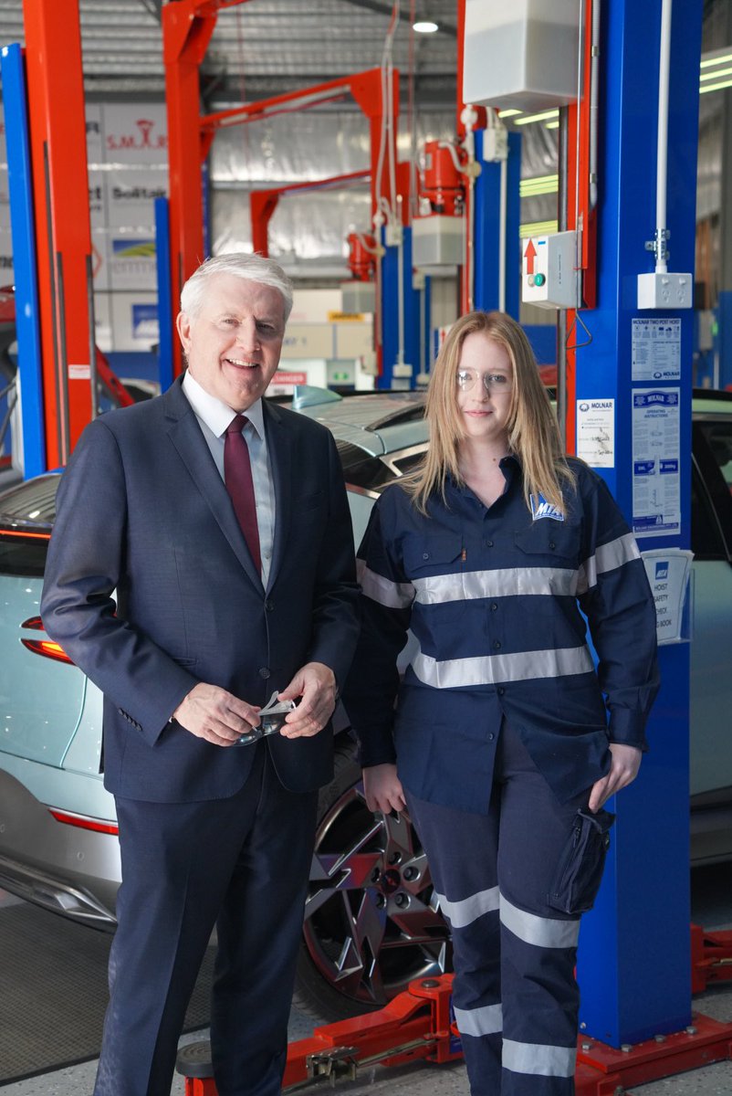 This is Lucy. She’s in Year 11 and currently studying a Cert II in automotive.

 She said she knew early that she wanted to work with cars and trucks.