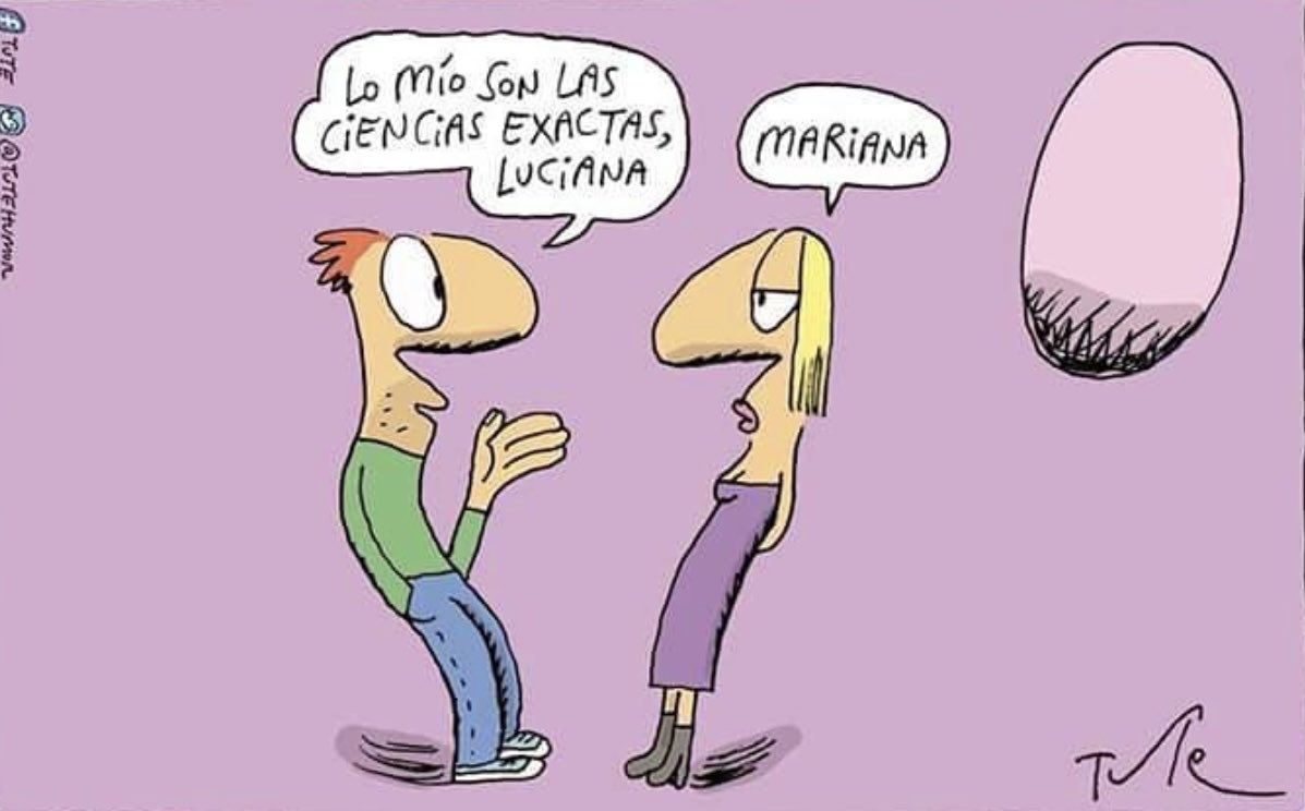 - Le mien c’est les sciences exactes Luciana - Mariana @Tutehumor