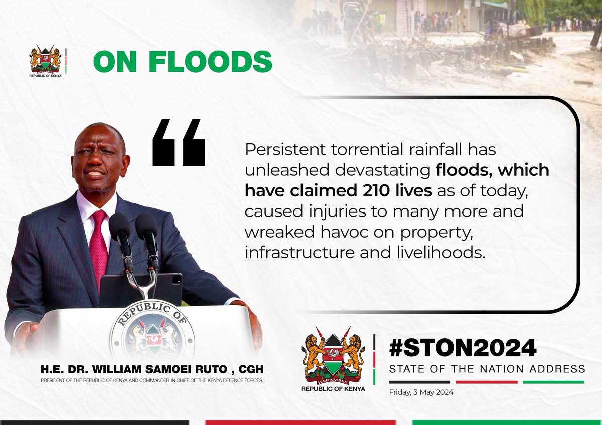 Climate change poses significant challenges, but it also calls for collective action and solidarity. Let's support each other and work hand in hand to build a more resilient and sustainable future for all. #FloodReliefEfforts #StateOfTheNation