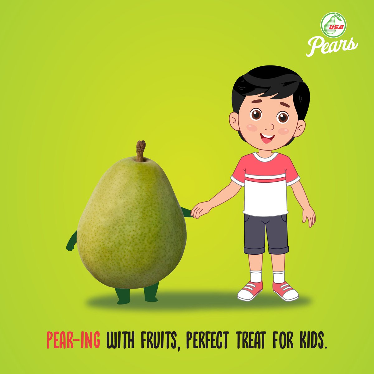 USA Pears are the pearfect snack for your child.

usapears.org/pear-nutrition/

#USAPears #USAPearIndia #Pears #Fruit #Nutrition #USAPears #PearfectSnacks