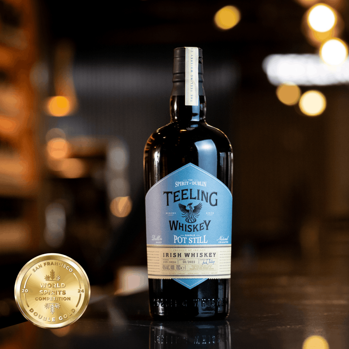 Double Gold Glory for Teeling Whiskey this year at the San Francisco Spirits Awards! We are delighted to announce that we picked up 3 Top Awards for our Small Batch, Single Pot Still, and Wonders of Wood 3! That makes over 600 international awards over the last ten years!