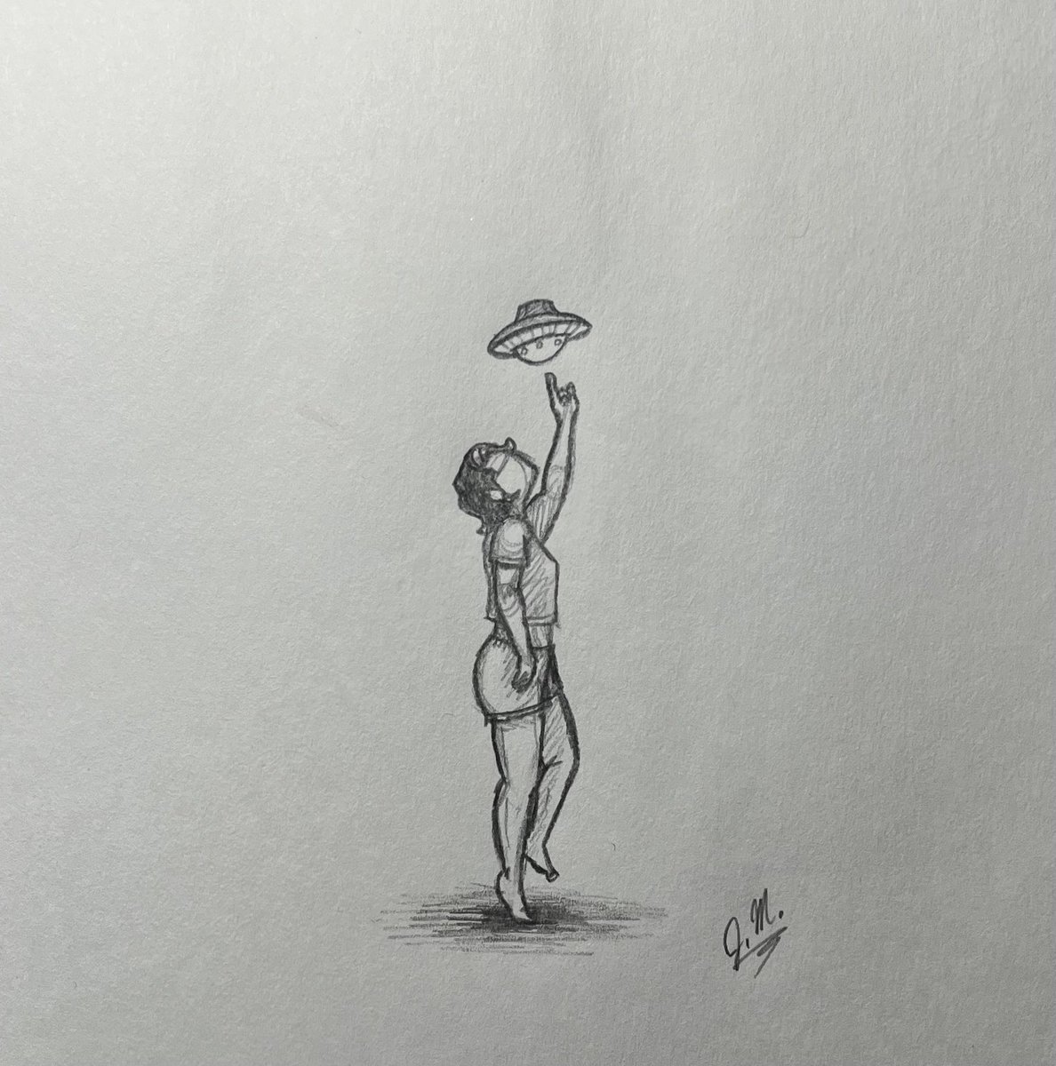 New Friends 

#pencildrawing #drawing #draw #pencilsketch #sketching #sketch #sketchdrawing #sketchbook #pencilart #pencilartist #art #artist #artistsontwitter #sketchart #sketchartist #illustration #illustrationartist #UFO #Space #figurestudy #Surrealism #surrealart