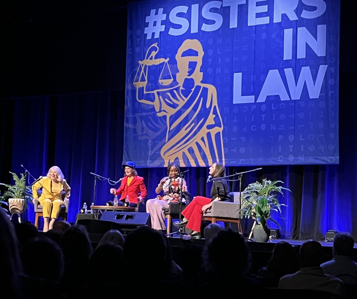 What a treat to see the brilliant #sistersinlaw in Chicago last night!  Thank you @JillWineBanks @BarbMcQuade @KimberlyEAtkins @JoyceWhiteVance