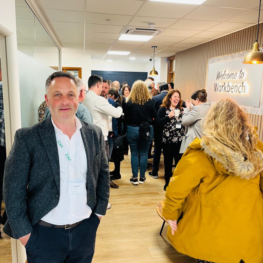 There was a real buzz at Workbench yesterday morning with a packed \@ Zokit meeting with 35 visitors 💚

Our Cwtch breakout space became very ‘cwtchy’ with 6 people squeezing into the room.

Thank you to everyone who attended.

#Workbench #Zokit #ServicedOffice #VirtualOffice