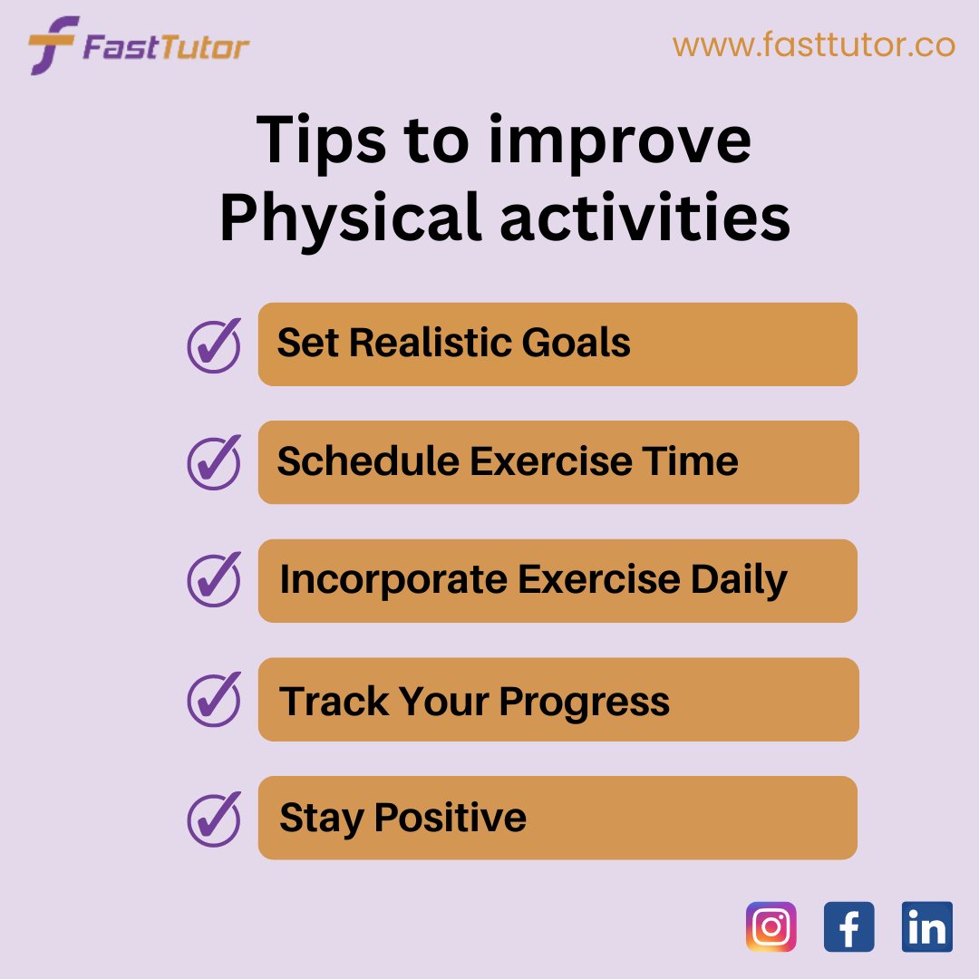Elevate your exercise routine with these simple tweaks!

#fitness  #selfimprovement #LearnSmart #StudyHacks  #FitnessGoals #FitnessMotivation #physicalhealth  #QuickTips #SmartChoices #physicaltraining #raining #Sony #alex #neymar #christina #onlinetutoring #FastTutor