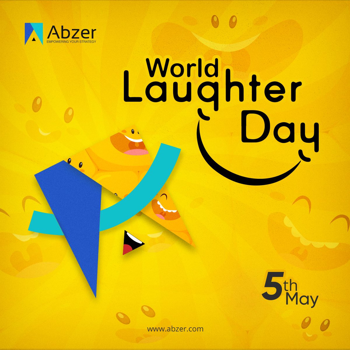 A reminder that a little bit of laughter can go a long way in brightening your day and the lives of those around you. Happy World Laughter Day!

#WorldLaughterDay #HappyLaughterDay  #AbzerDMCC