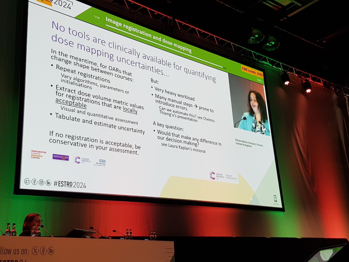 Important recommendations for dose mapping for re-irradiation from Eliana Vasquez Osorio at #ESTRO24