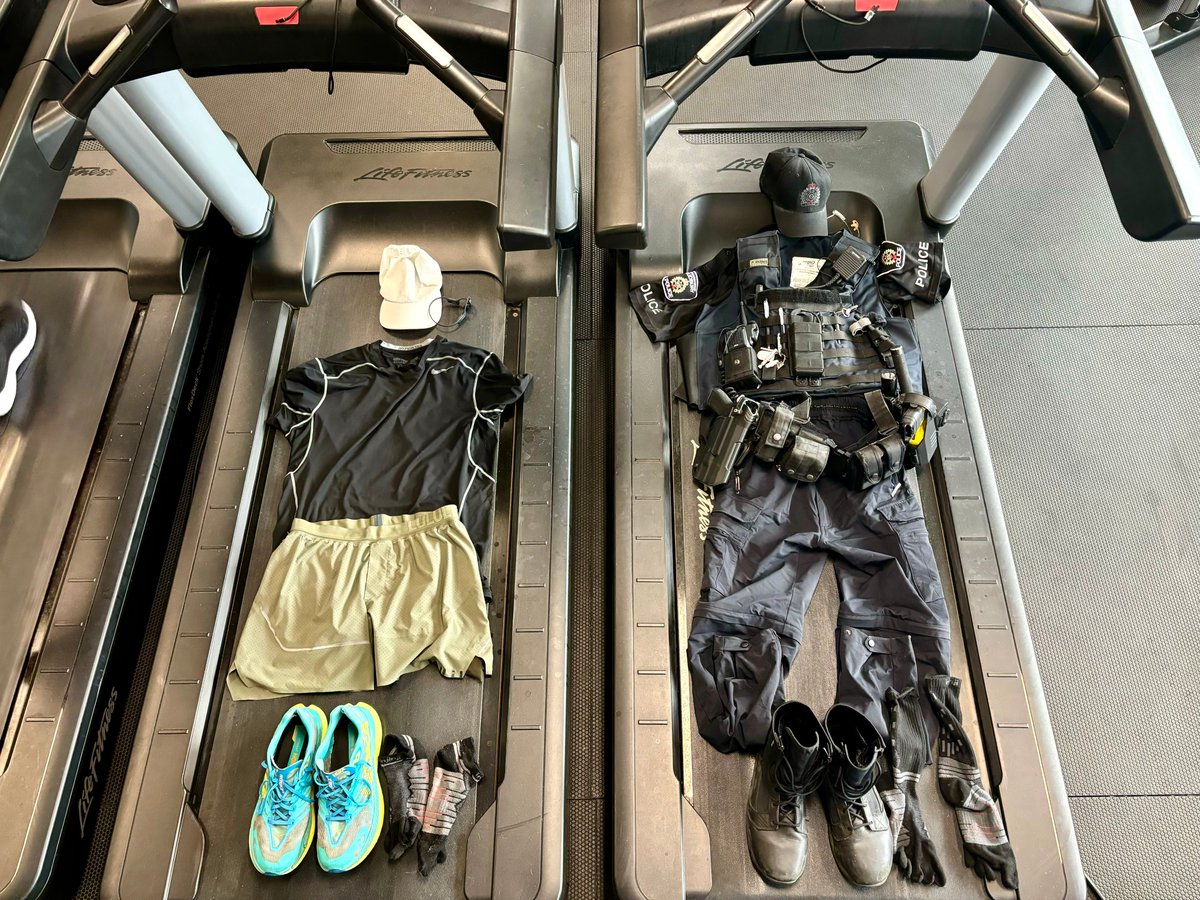 On May 26th, 2024, Cst. Michael Rouleau will be running the Sudbury Rocks Marathon in full police uniform and boots for @NCFSudbury. The average running gear weighs 1 lb; whereas a police uniform & boots weigh 25 lbs. Donate to Cst. Rouleau's journey here: raceroster.com/events/2024/86…