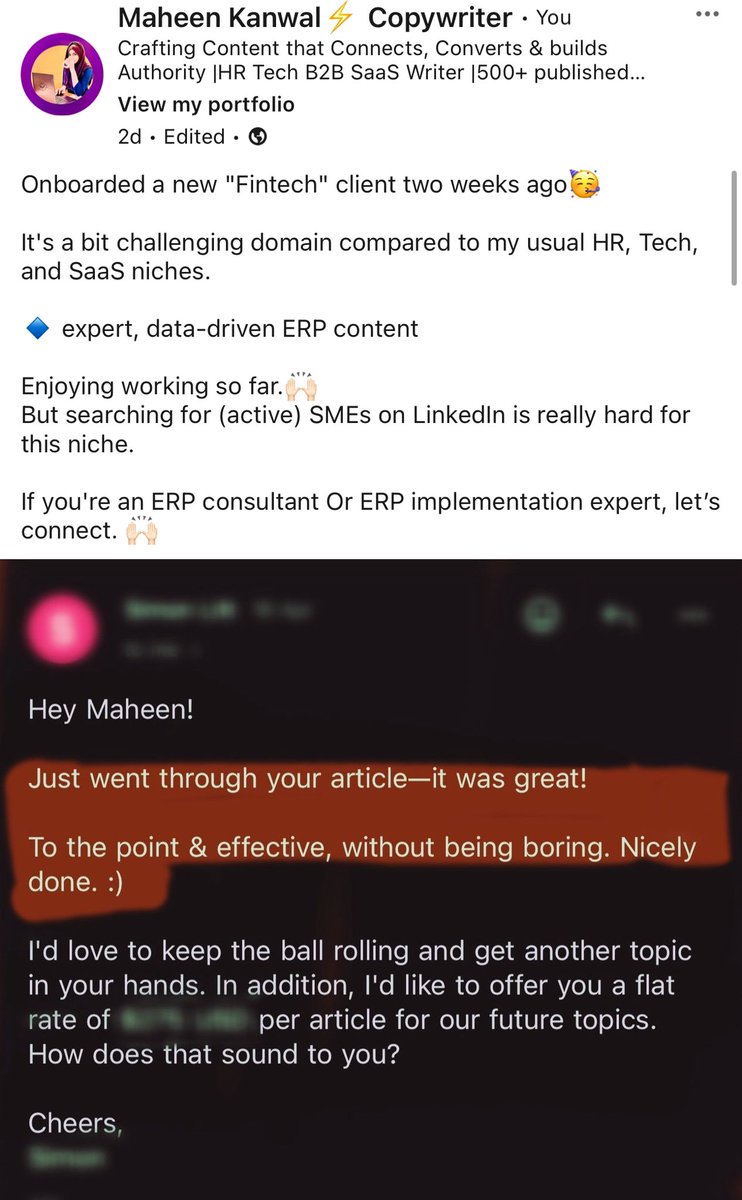 #Fintech client review🥳

#contentwriter #hrwriter #tech #saas #erp