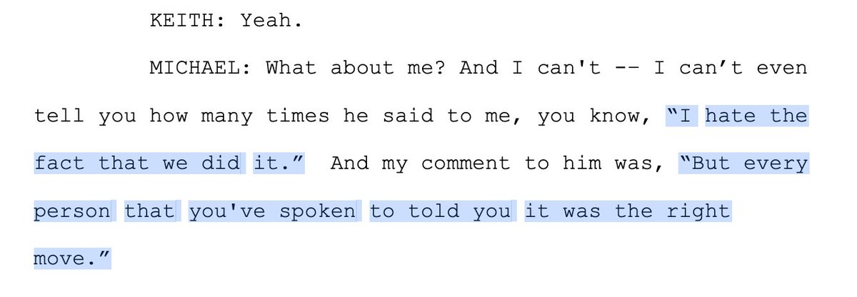 Good morning from New York. Yesterday, attorney Keith Davidson listened to a tape of this passage—and testified that Trump said 'I hate the fact that we did it' about the 'Stormy Daniels settlement.' A witness who authenticated more tapes is back on the stand today. 🧵