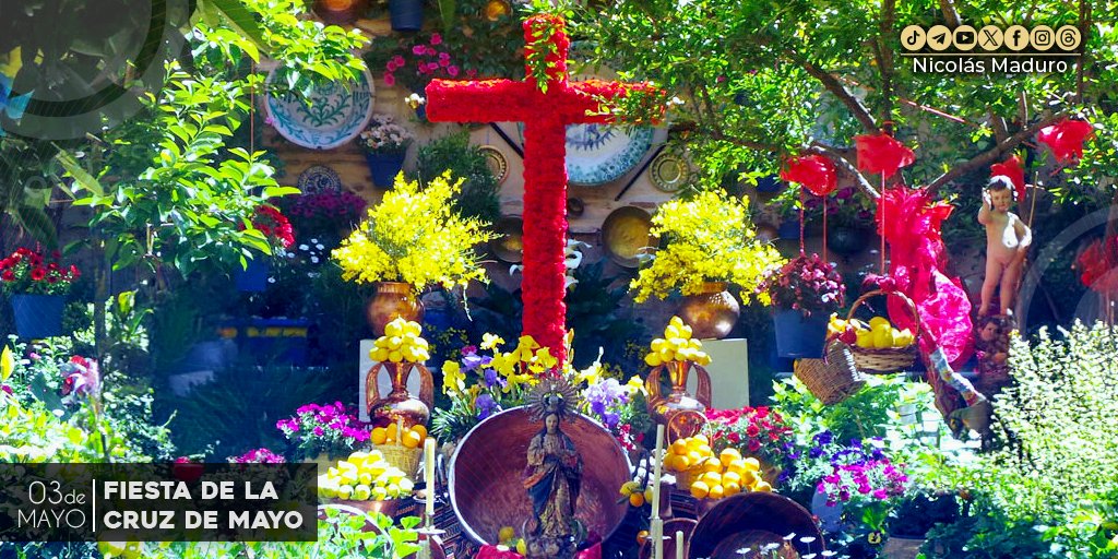 Entre cantos, flores, alabanzas y colores, cada #3May celebramos la fiesta de la Cruz de Mayo, una tradición cultural y religiosa que rinde homenaje a la naturaleza y a la fe cristiana. Gracias al Padre Creador por la prosperidad de nuestra tierra, la paciencia y sabiduría de…