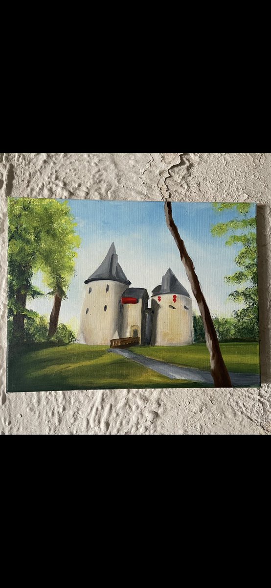 This one is sold 🕺👩‍🎨happy Friday everyone #artforsale #castellcoch #oilpainting
