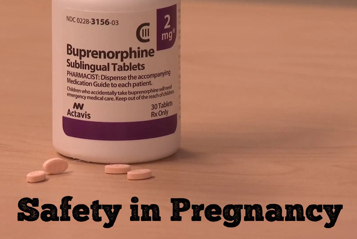 Buprenorphine (Suboxone, Subutex) came up safer in pregnancy than methadone in new cohort study of 9514 pregnancies: pubmed.ncbi.nlm.nih.gov/38252426 #opioidcrisis #opioidaddiction #TurnTheTide #psychiatry