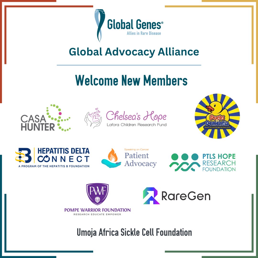 Extending a warm welcome to our April Global Advocacy Alliance members! Join a community of orgs and support groups who are committed to changing the way the world tackles rare disease: go.globalgenes.org/3Qs62JQ #CareAboutRare #AdvocacyAlliance #RareDiseaseAdvocacy