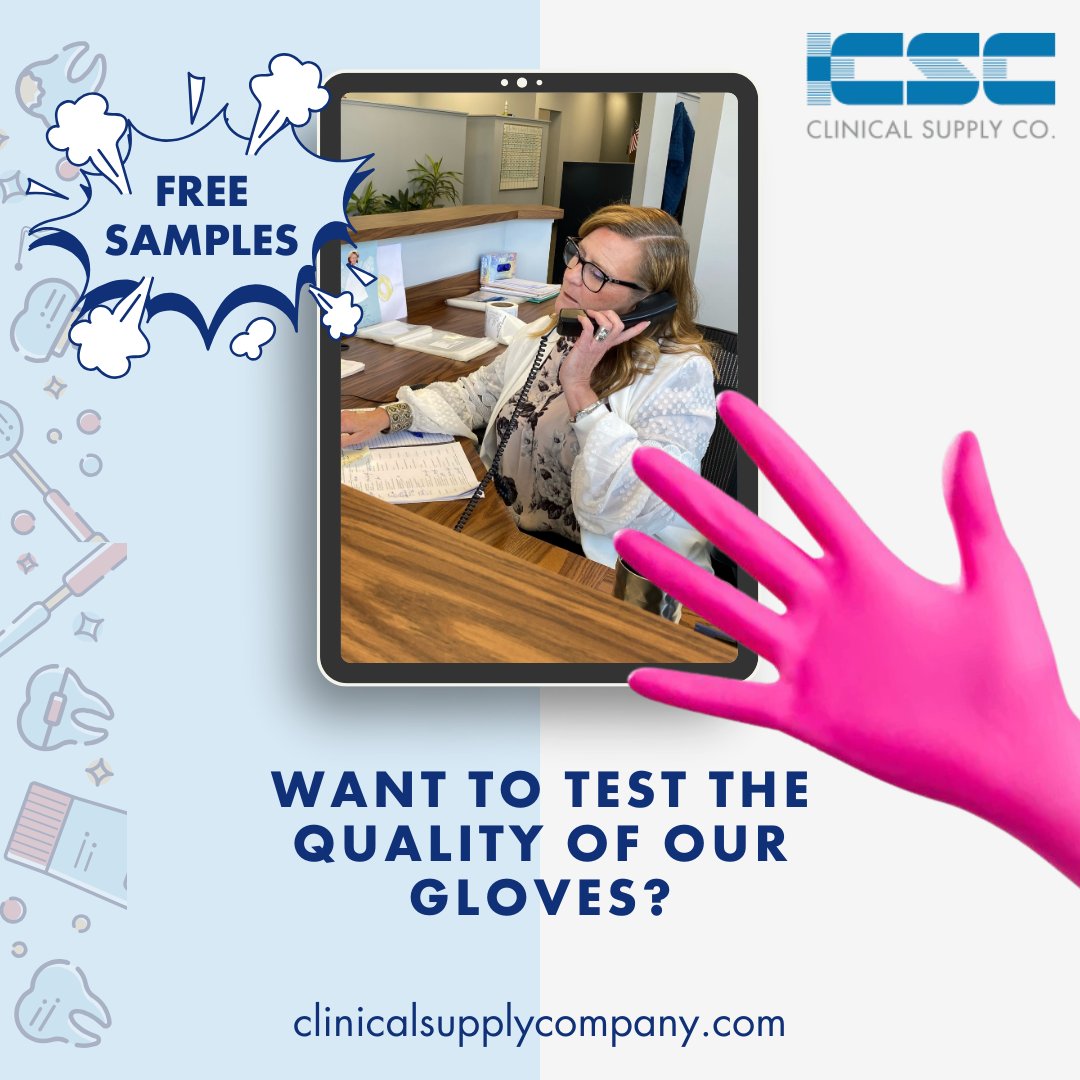 🧤At Clinical Supply Company, we don’t just want to sell you products – we want to build a lasting partnership based on trust and quality. 🤝

Interested? Start the process by contacting us today.
clinicalsupplycompany.com/pages/contact-…

#ClinicalSupply #DisposableGloves #HygienicSolutions